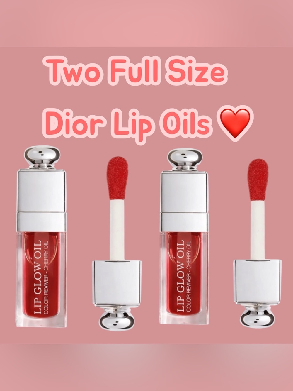 TWO DIOR LIP OILS 👄🎀 - Picture 2 of 4